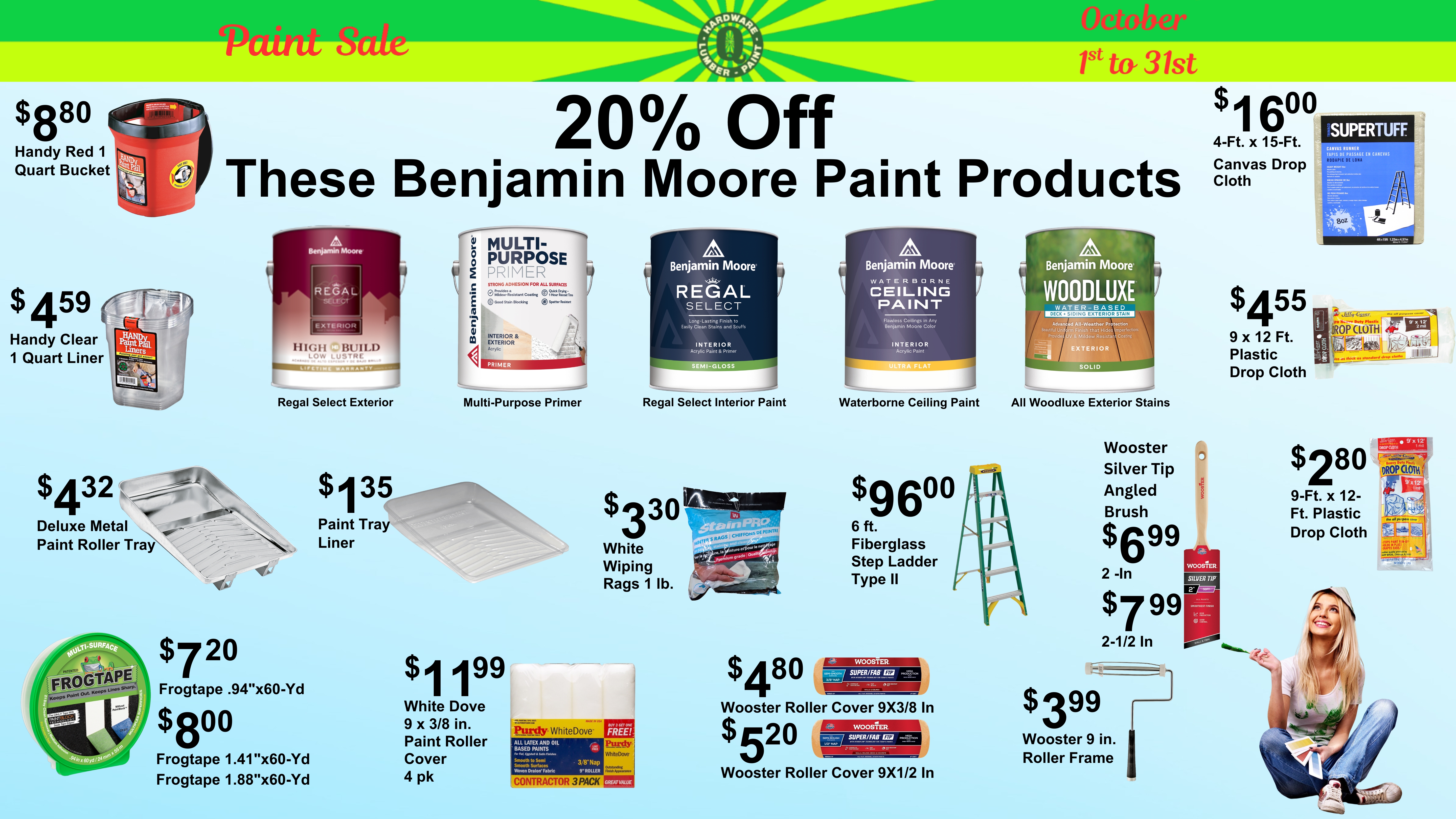 Fall Paint Sale
